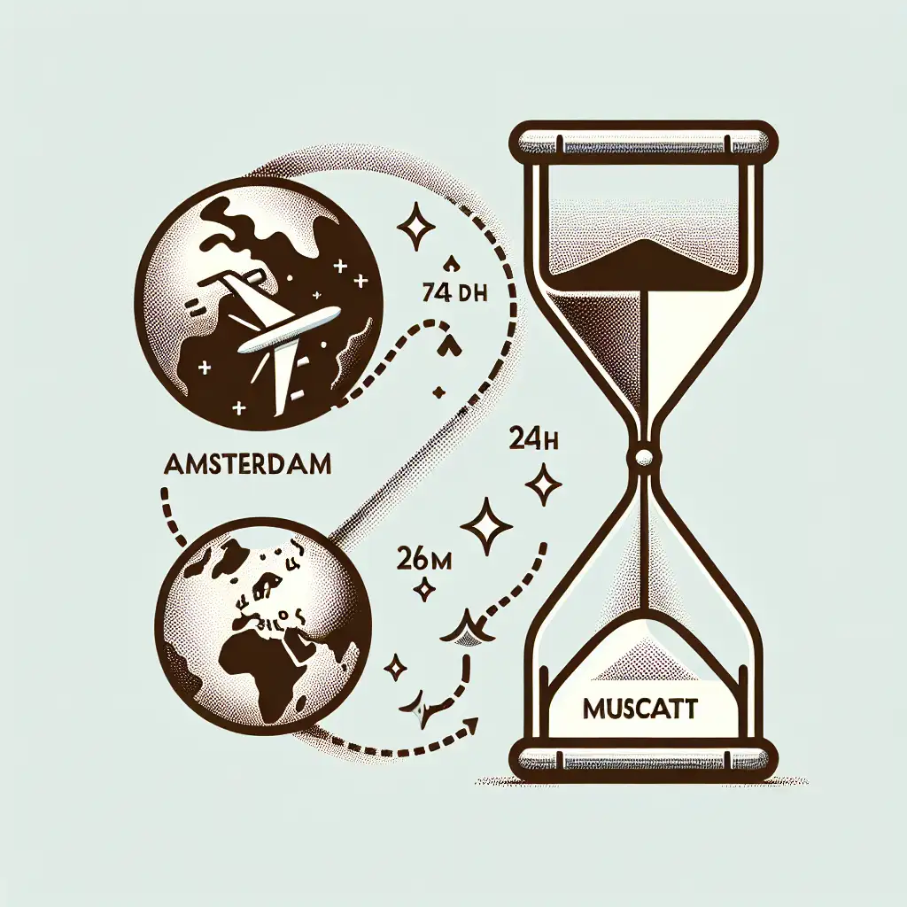 Hoe lang vlieg je van Amsterdam naar Muscat? Ontdek het hier!
