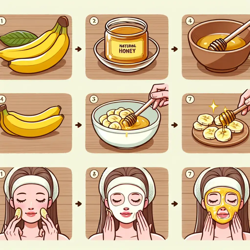 Hoe maak je een gezichtsmasker van banaan en honing?