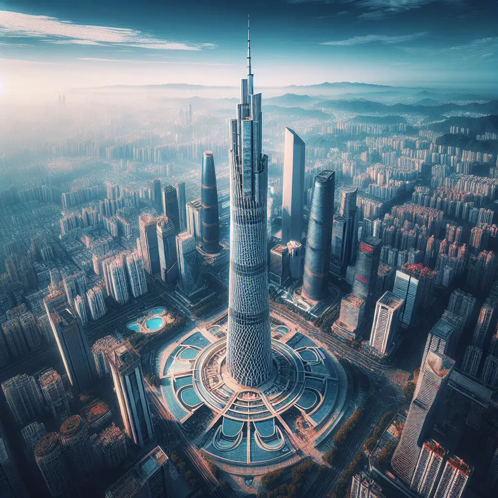 Waar ligt de CITIC Plaza in Guangzhou, China?