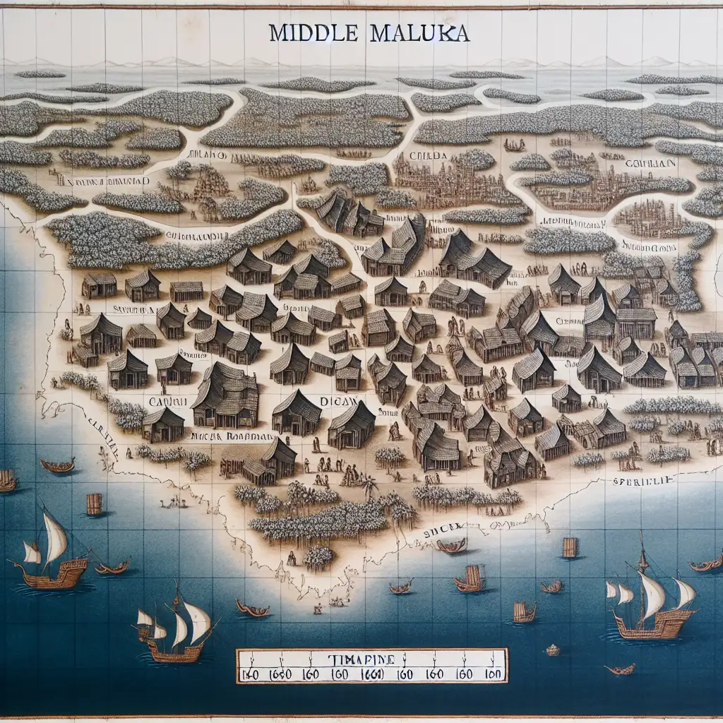 Waarom daalde de bevolking van Midden Maluka tussen 1640-1670?