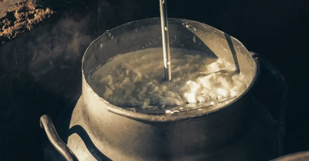 Wat doet melk in aardappelpuree voor extra romigheid?