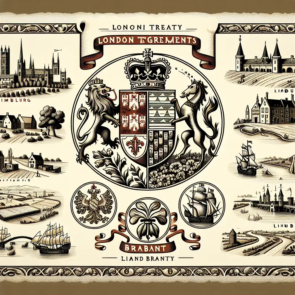 Wat zegt het Verdrag van Londen over Limburg en Brabant?