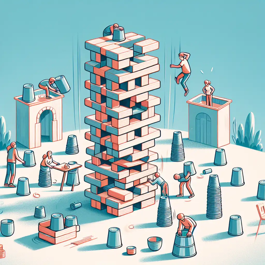 Wat zijn de spelregels van toren van Pisa (met blokken of bekers)? Ontdek tips en strategieën!
