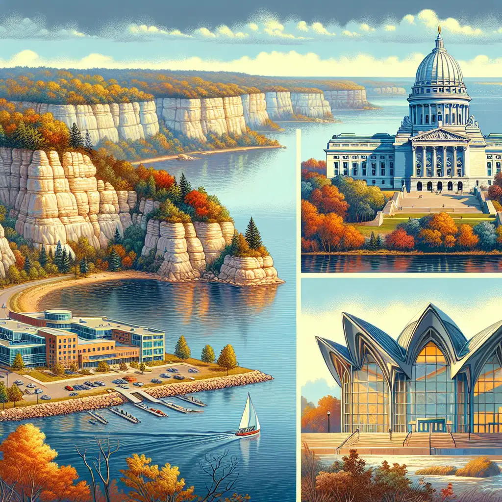 Wat zijn de top 3 bezienswaardigheden in Wisconsin?