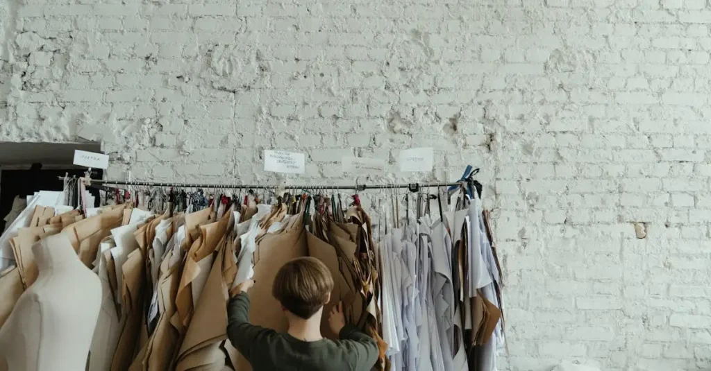 Welke materialen werden gebruikt voor het maken van kleding?