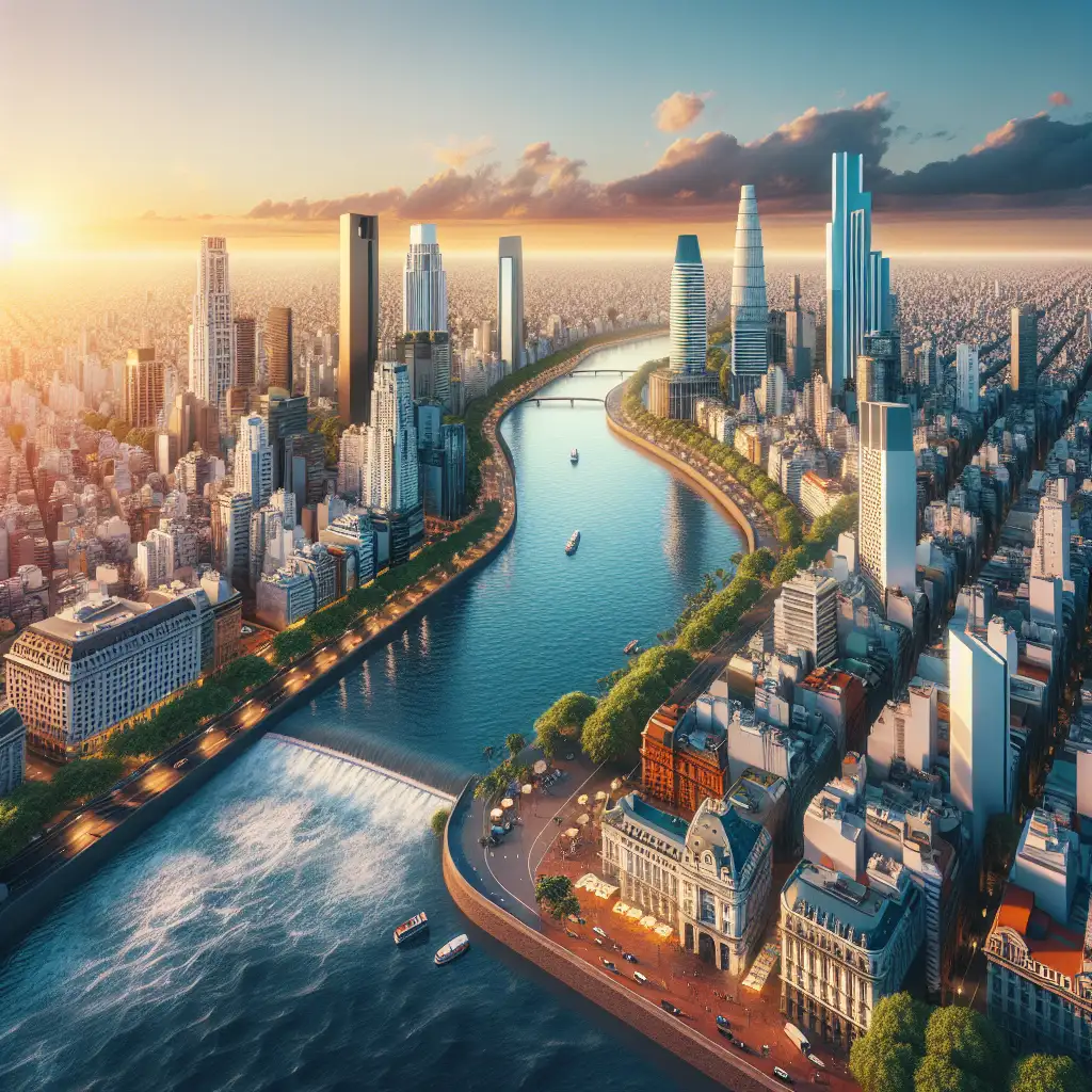 Welke rivier stroomt door Buenos Aires, de Río de la Plata?