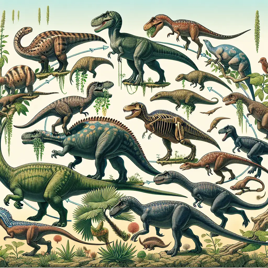 Welke rol hadden dinosaurussen in de voedselketen van het Mesozoïcum?