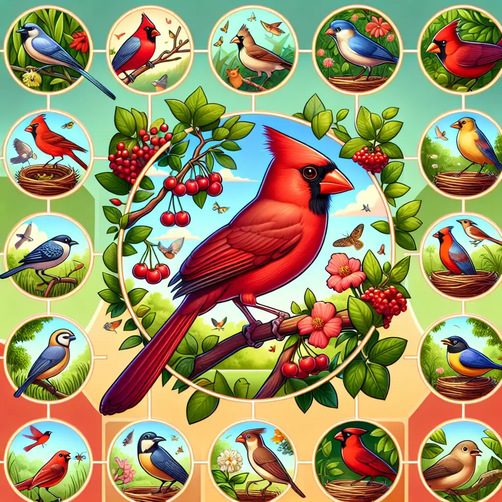 Welke vogels bij rode kardinaal? Ontdek hun buren en meer!