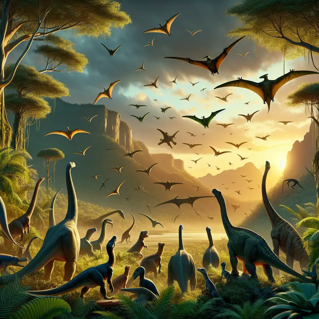 Hoe beïnvloedden pterosauriërs het leven van dinosaurussen?