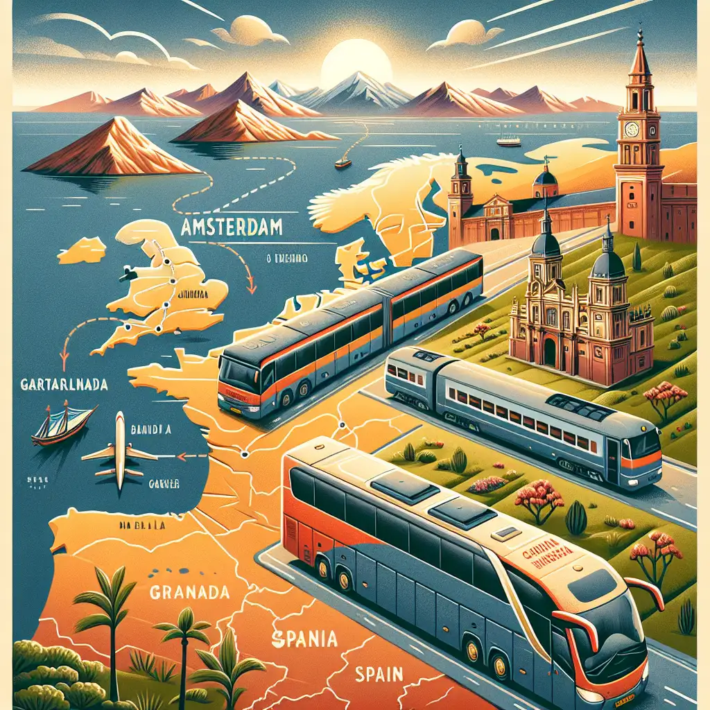 Hoe lang is het vanaf Amsterdam met de bus of trein naar Granada? Ontdek het hier!