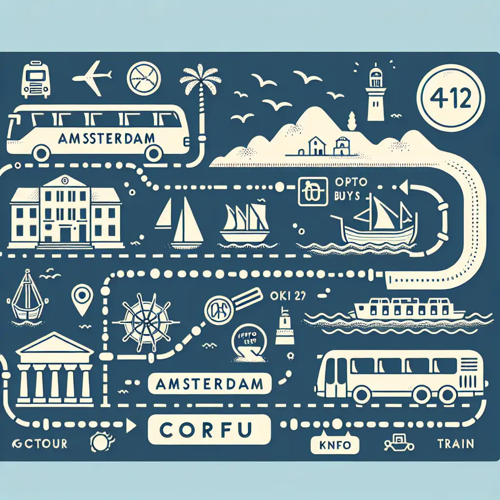 Hoe lang is het vanaf Amsterdam met de bus of trein naar Korfoe? Tips & info!