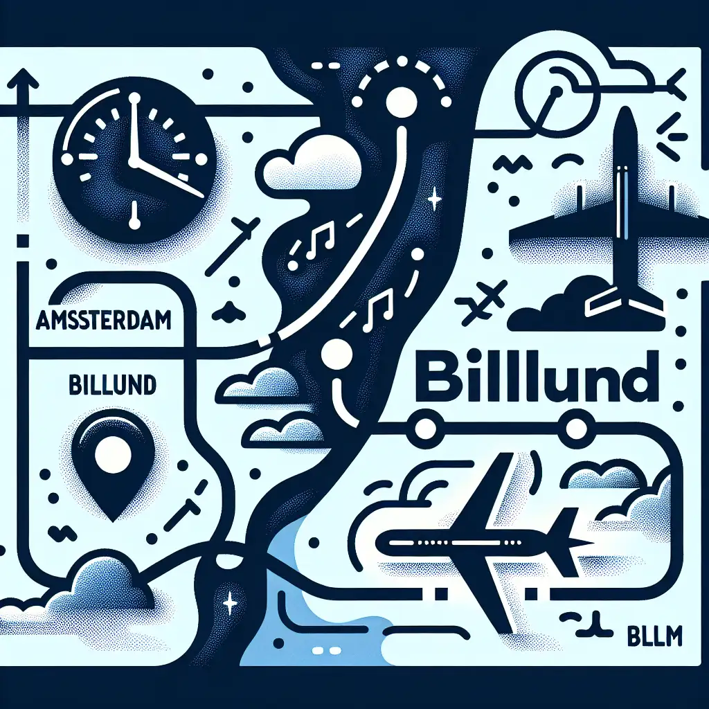 Hoe lang vlieg je van Amsterdam naar Billund Airport (BLL)? Ontdek het!