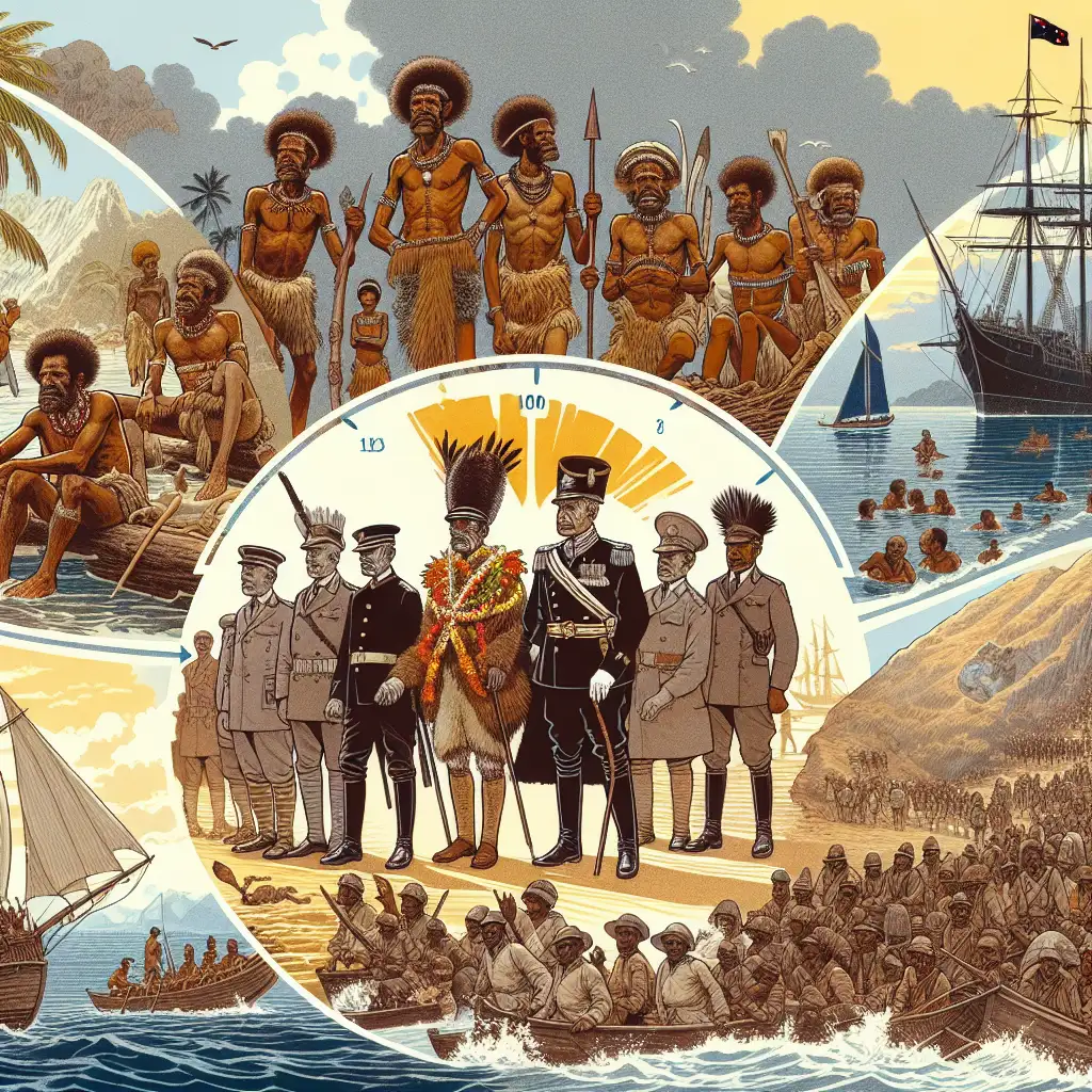 Wat is de beknopte geschiedenis van Papoea-Nieuw-Guinea?