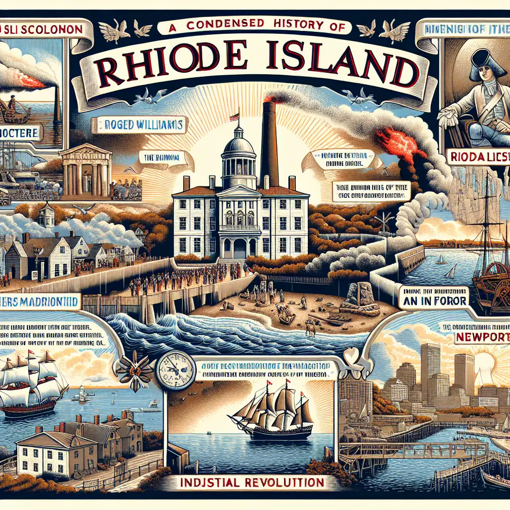 Wat is de beknopte geschiedenis van Rhode Island?