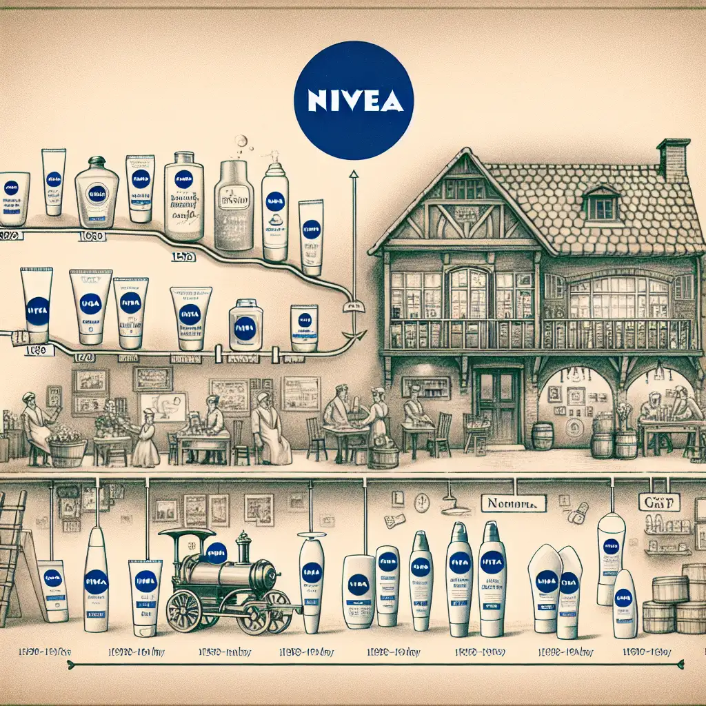 Wat is de geschiedenis van het merk Nivea in Duitsland?