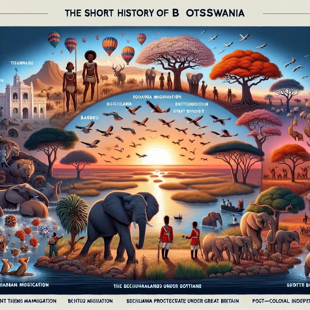 Wat is de korte geschiedenis van Botswana?