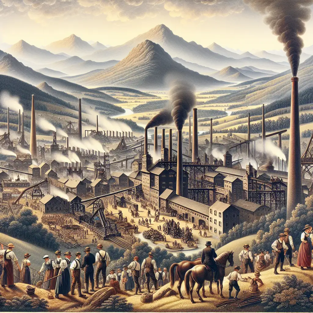 Wat was Bohemen's rol in de industrie van het Oostenrijkse rijk?