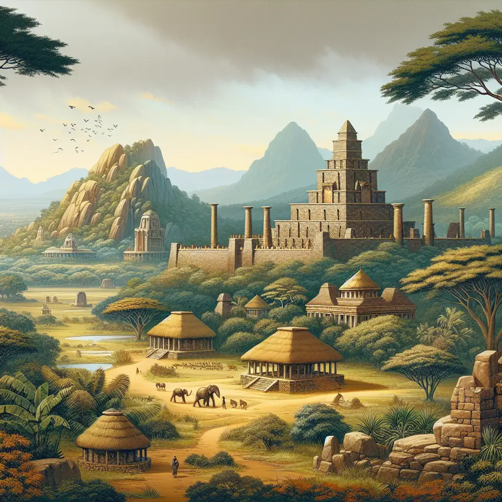 Wat was de naam van het koninkrijk rond Great Zimbabwe?