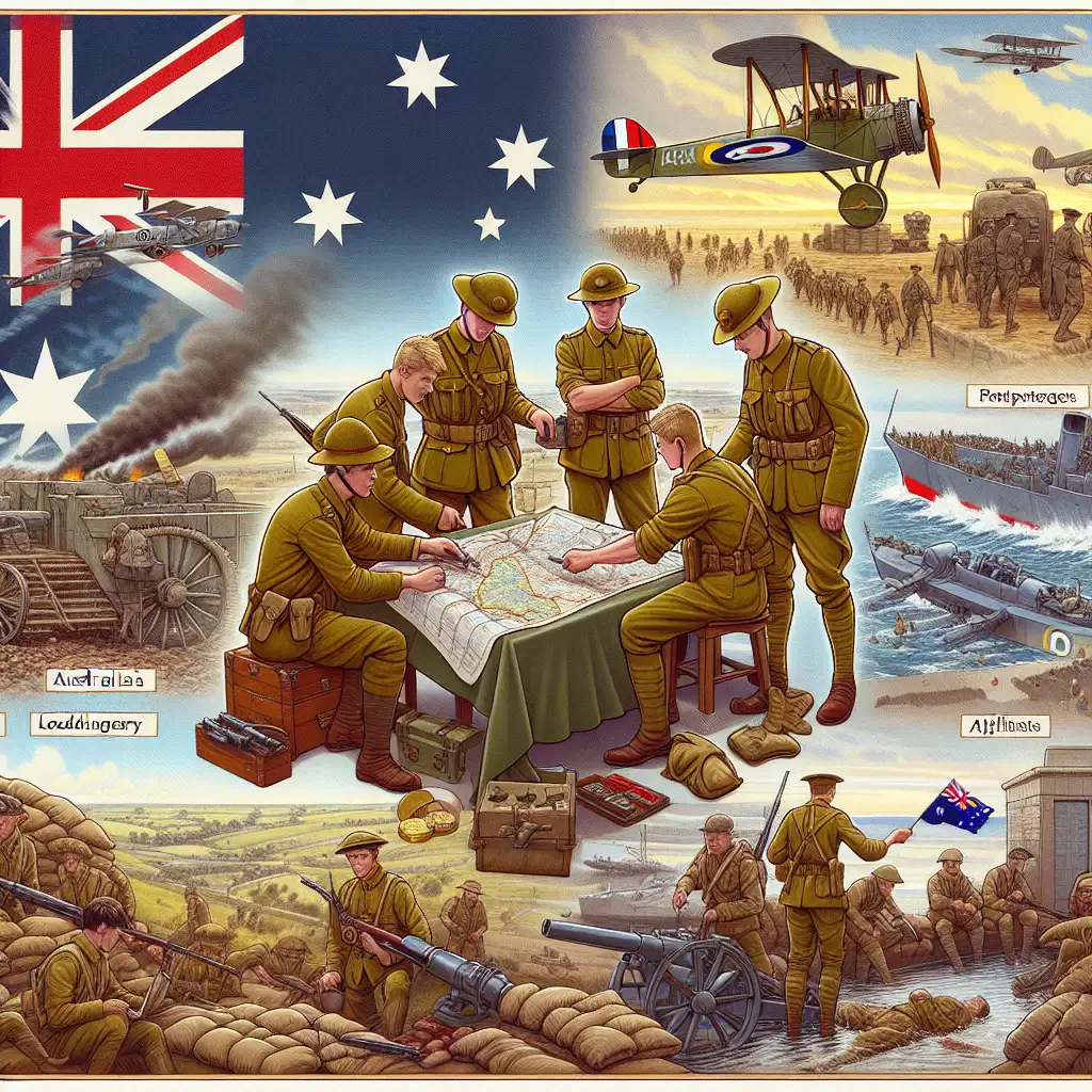 Wat was de rol van Australië in de Eerste Wereldoorlog?