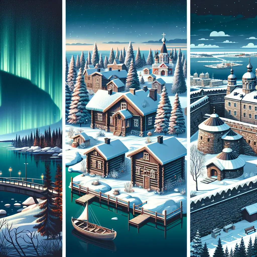 Wat zijn de top 3 bezienswaardigheden in Finland?