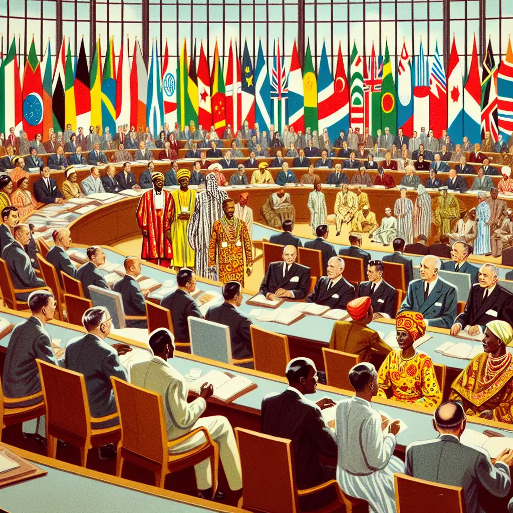 Welke conferentie in 1955 verenigde Afrikaanse en Aziatische landen?