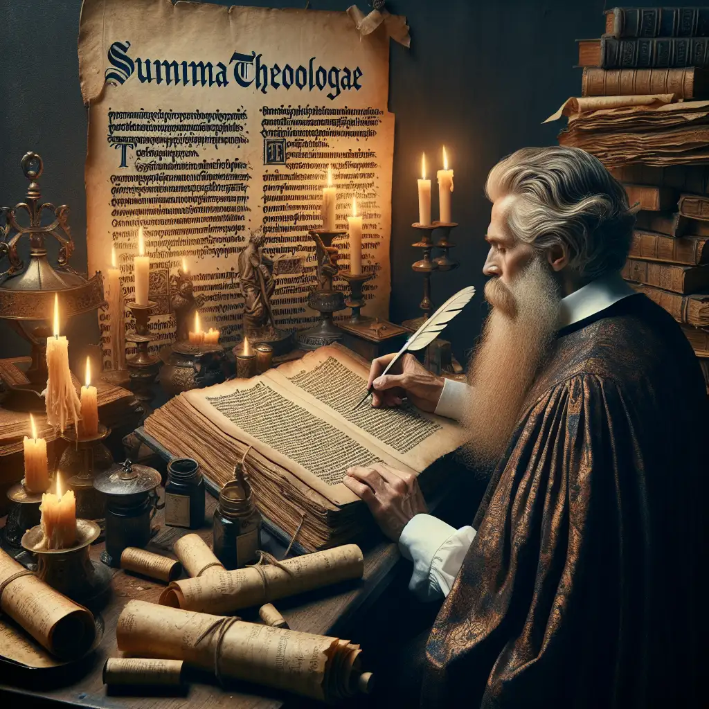Welke filosoof schreef de Summa Theologiae?