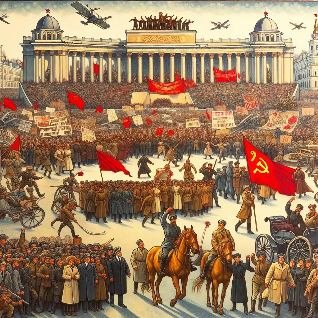Welke revolutie vond er in 1917 in Rusland plaats?