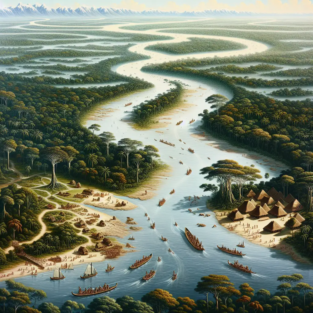 Welke rol speelde de Amazone in Zuid-Amerikaanse beschavingen?