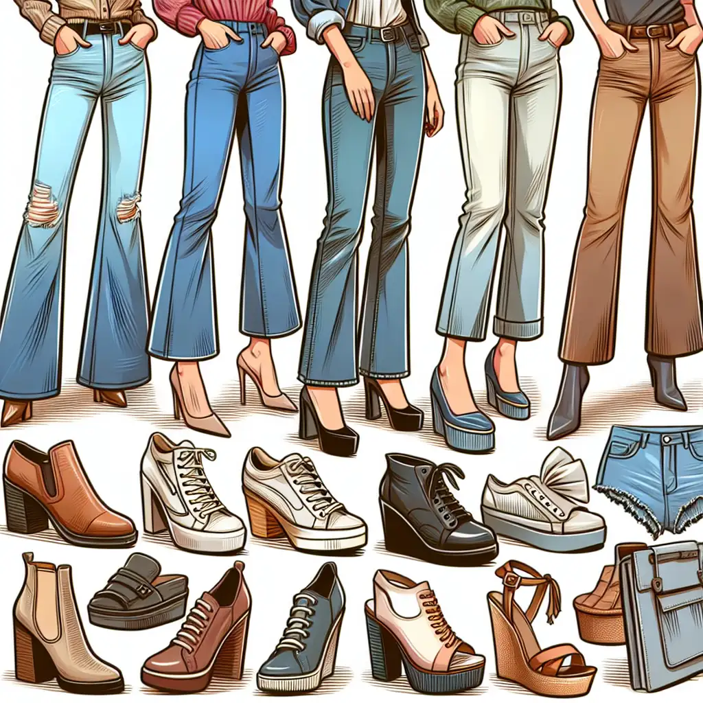 Welke schoenen bij flared jeans? Ontdek de beste stijlen!