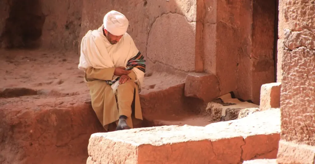 Welke stad in Ethiopië heeft rotskerken, Lalibela?