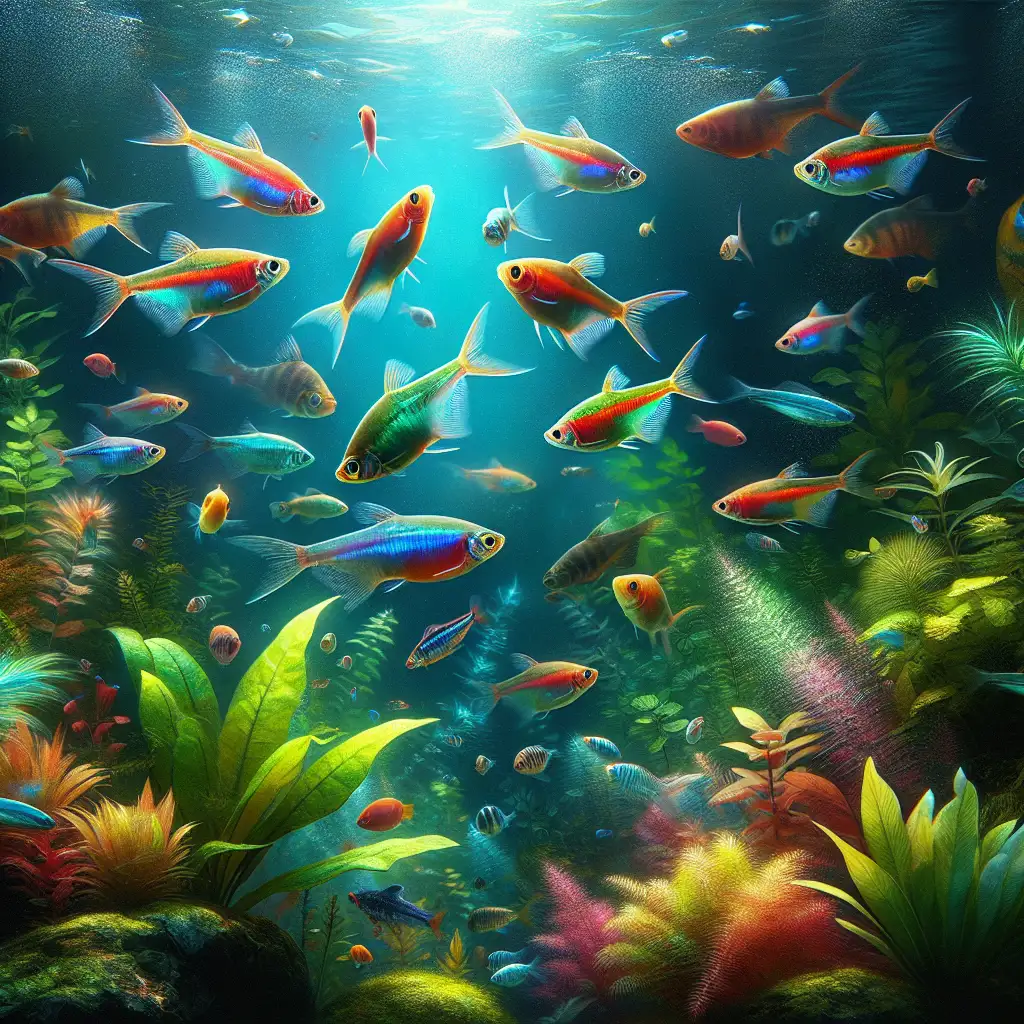 Welke vissen bij neon tetra? Tips voor een harmonieuze bak!