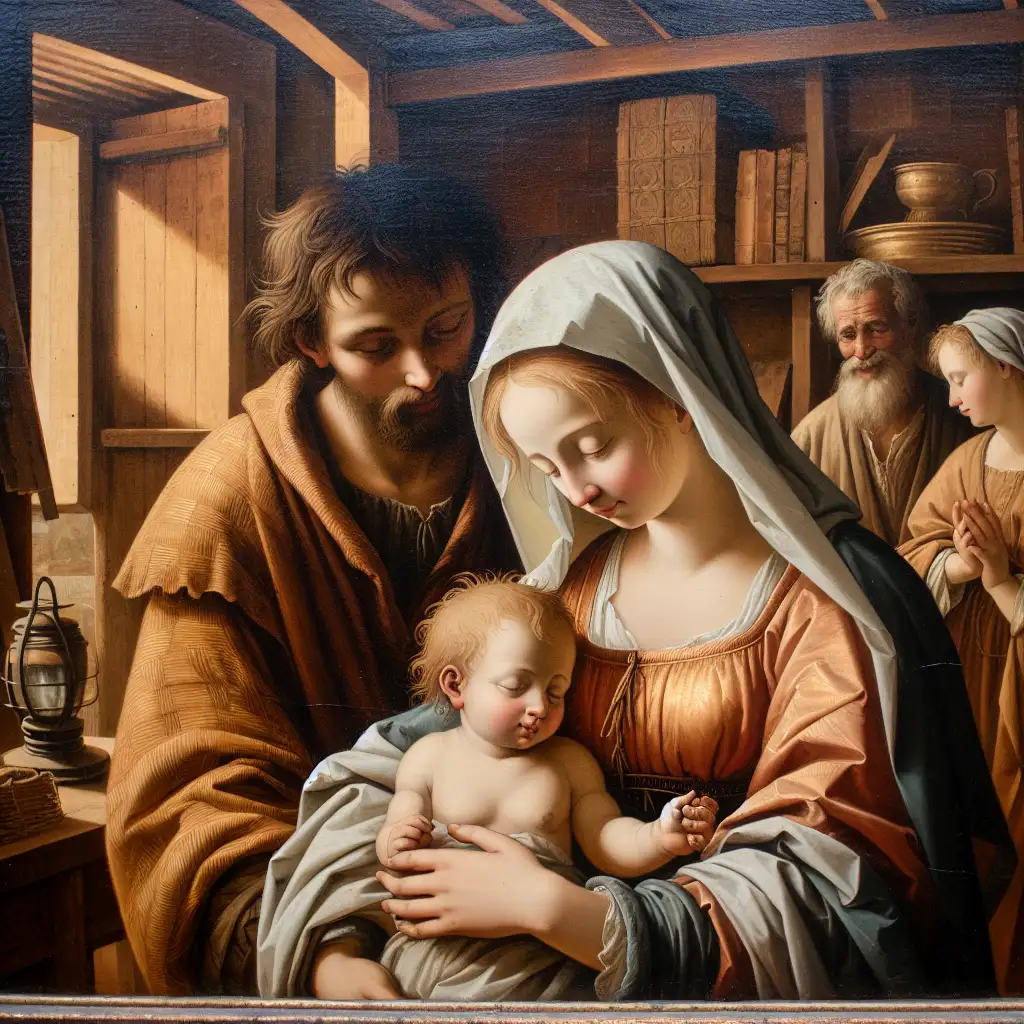 Wie is de schilder van De Heilige Familie?