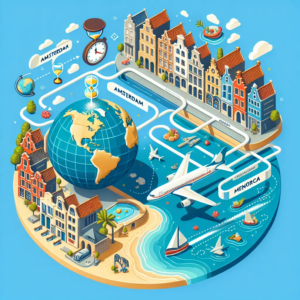 Hoe lang vlieg je van Amsterdam naar Menorca (Balearen, Spanje)? Ontdek het nu!