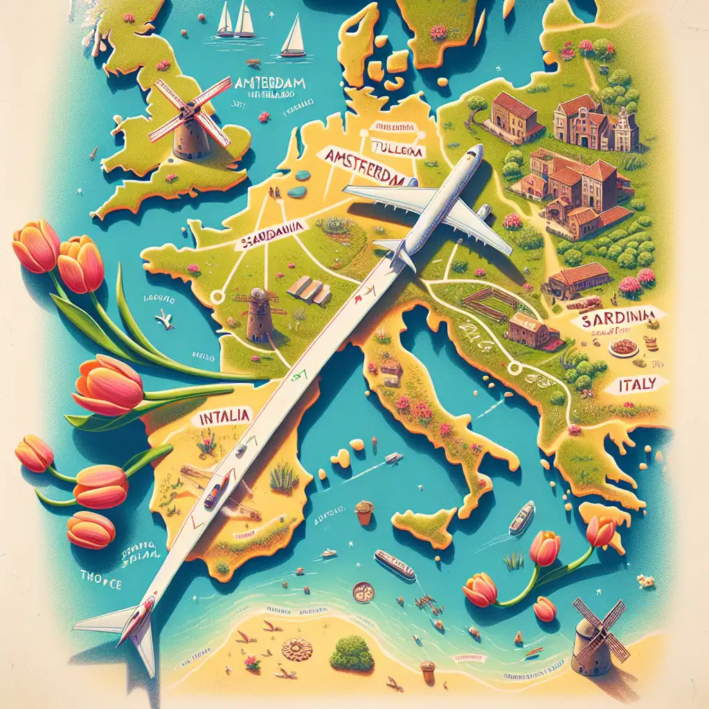 Hoe lang vlieg je van Amsterdam naar Sardinië (Italië)? Ontdek tips!