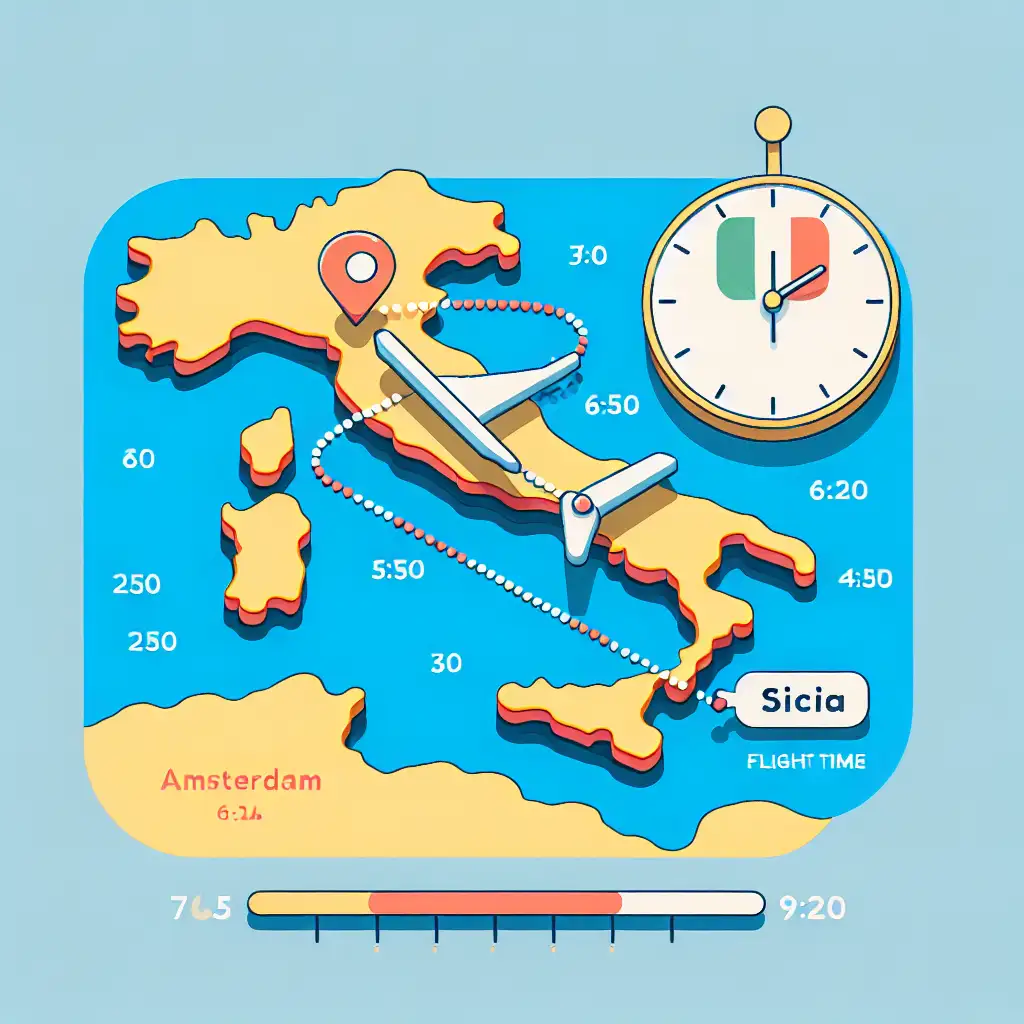 Hoe lang vlieg je van Amsterdam naar Sicilië (Italië)? Ontdek hier!