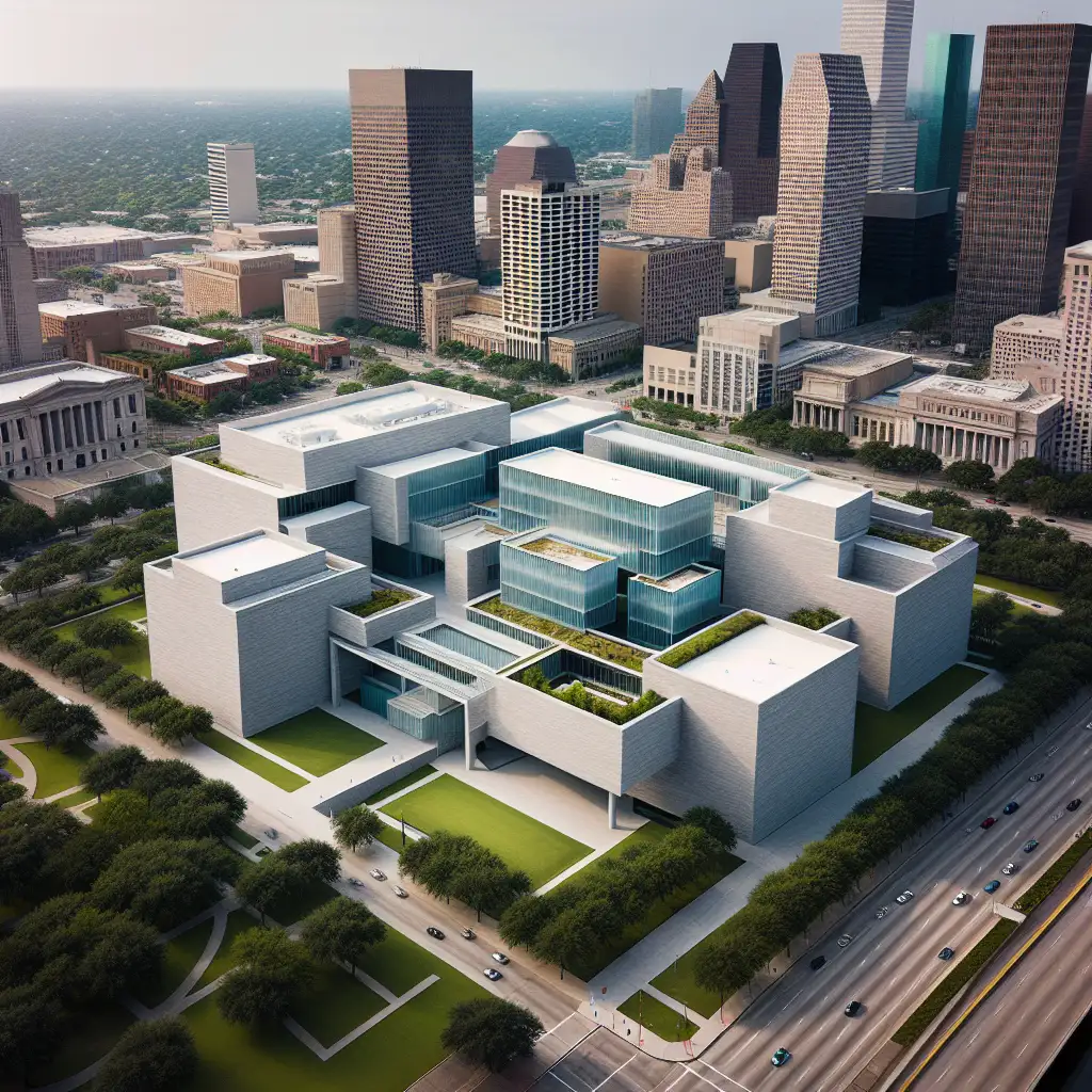 Waar bevindt het Museum of Fine Arts in Houston zich?