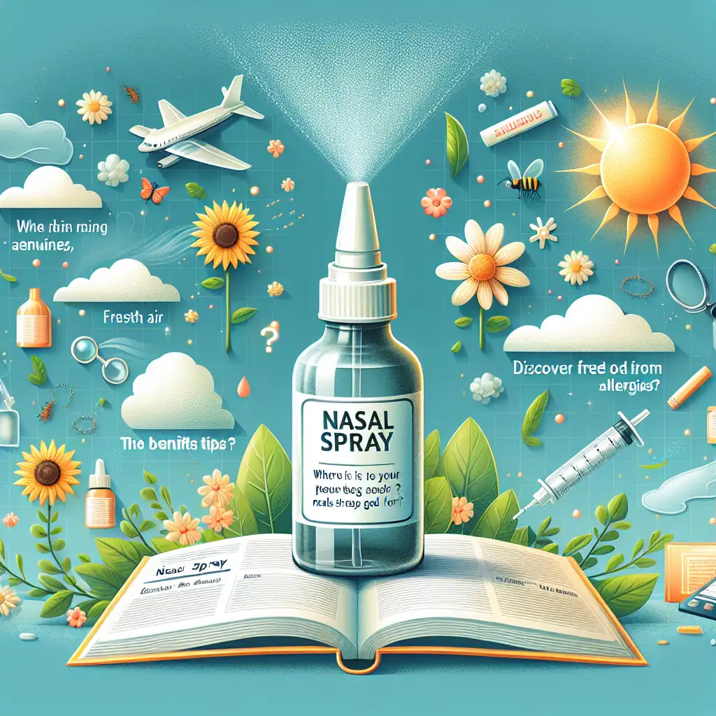 Waar is neusspray goed voor? Ontdek de voordelen en tips!