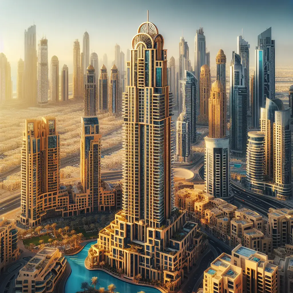 Waar staat de Princess Tower in Dubai, VAE?