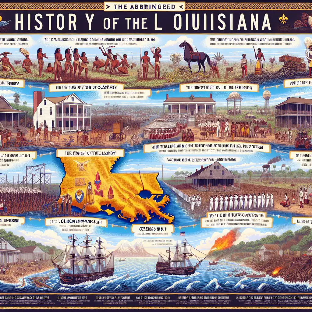 Wat is de beknopte geschiedenis van Louisiana?