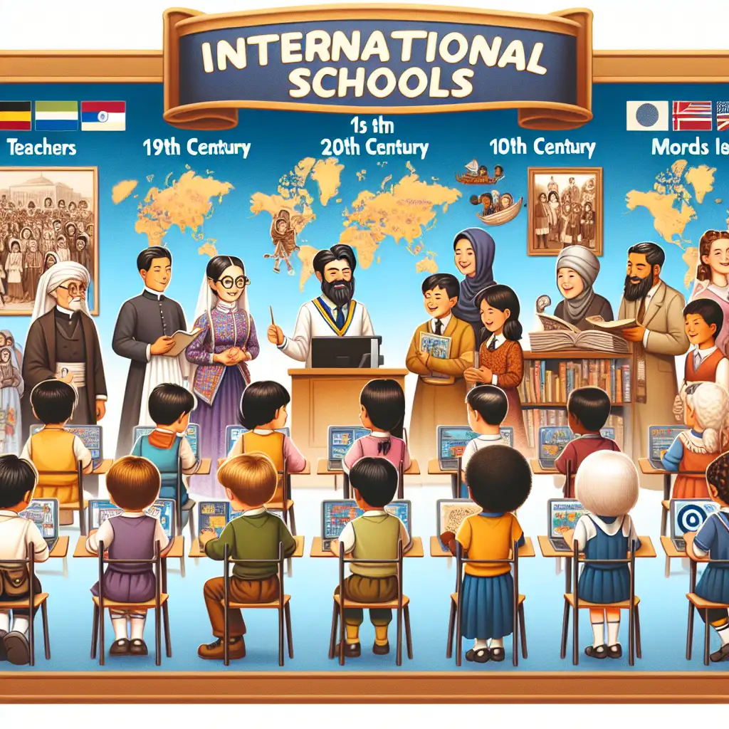 Wat is de geschiedenis van internationale scholen?