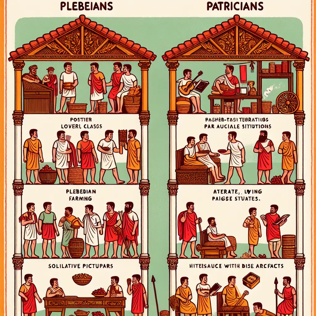Wat is het verschil tussen plebejers en patriciërs?