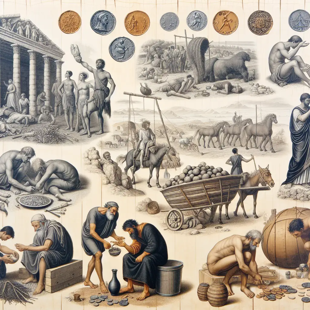 Wat waren de economische problemen in de late oudheid?