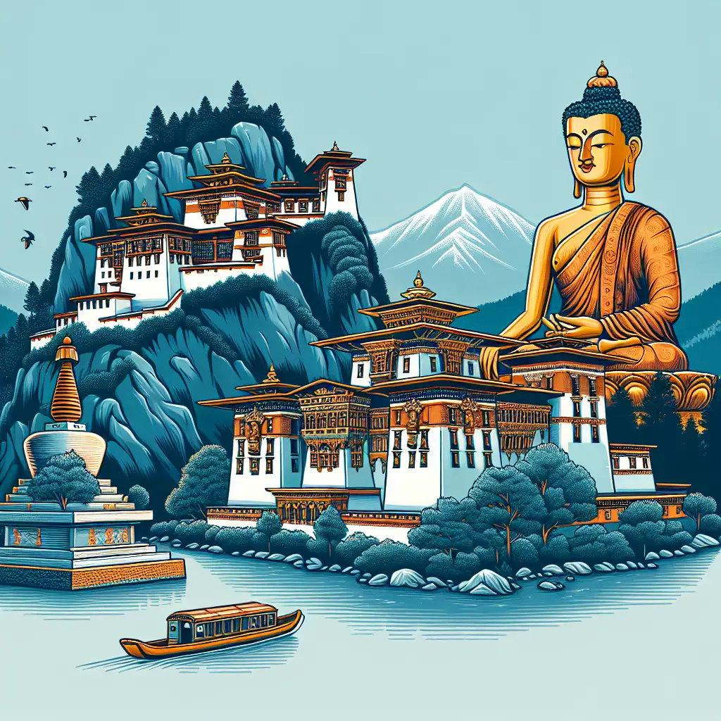 Wat zijn de top 3 bezienswaardigheden in Bhutan?