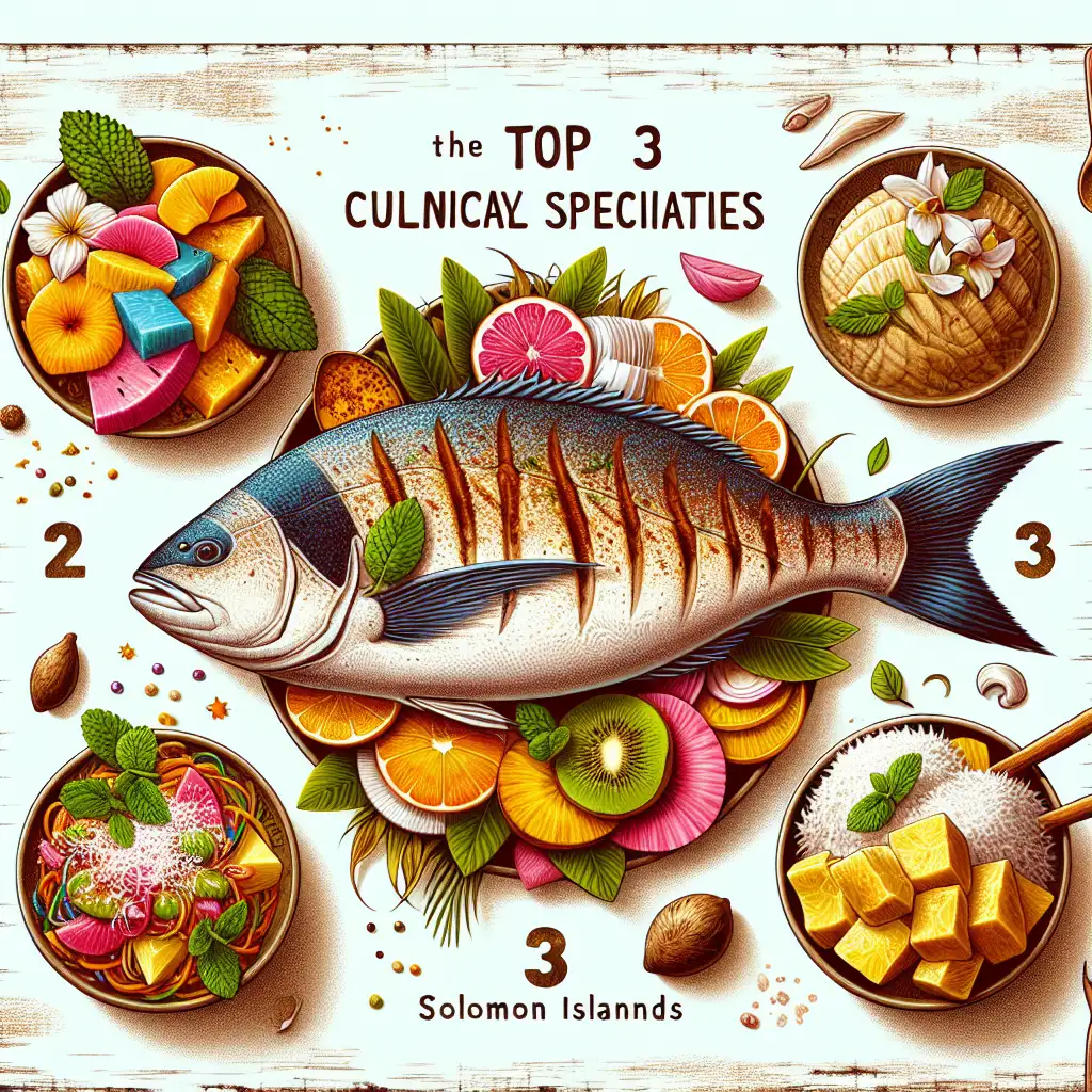 Wat zijn de top 3 culinaire specialiteiten van Salomonseilanden?