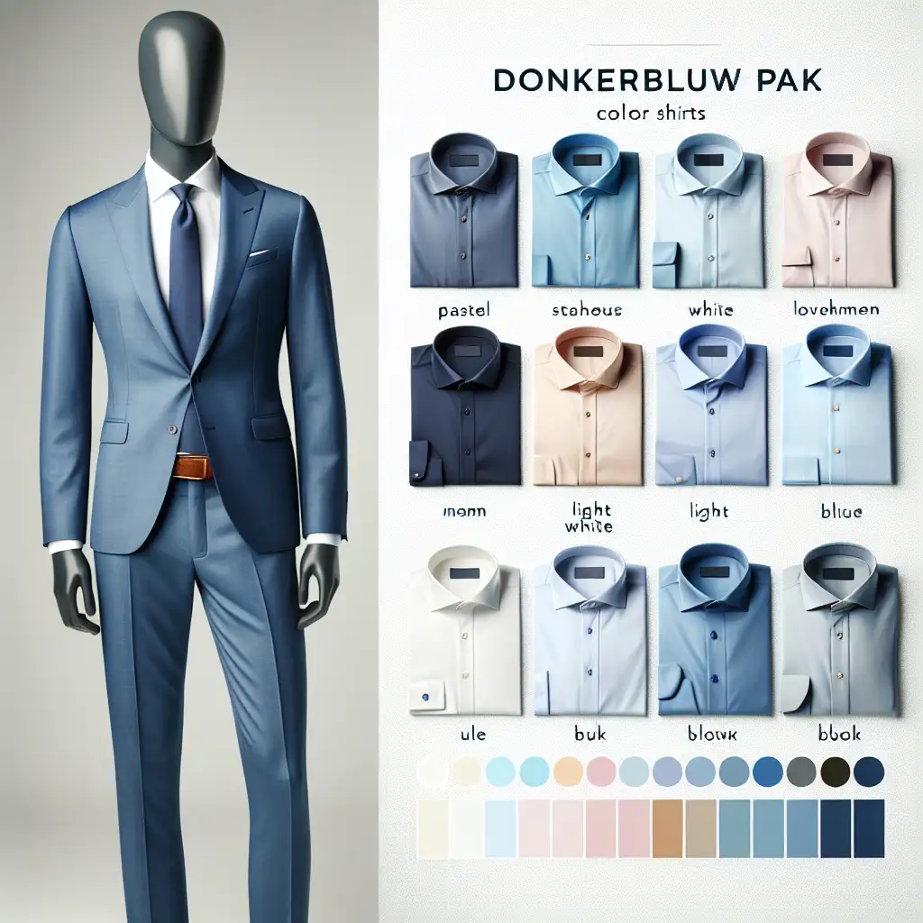 Welke kleur overhemd bij donkerblauw pak? Ontdek de perfecte match!