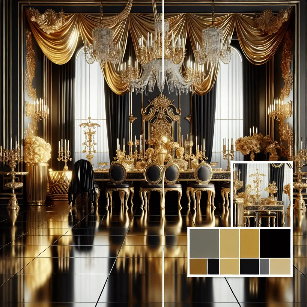 Welke kleur past bij goud en zwart? Ontdek de perfecte combinaties!
