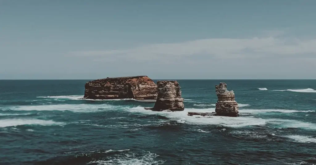 Welke regio in Australië herbergt de Twelve Apostles?