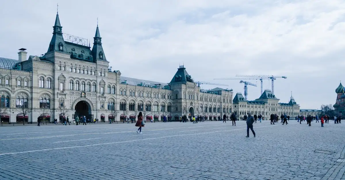 Welke stad in Rusland heeft het beroemde Rode Plein?