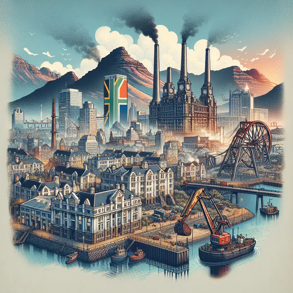 Welke Zuid-Afrikaanse stad was belangrijk voor de Britse mijnbouw?