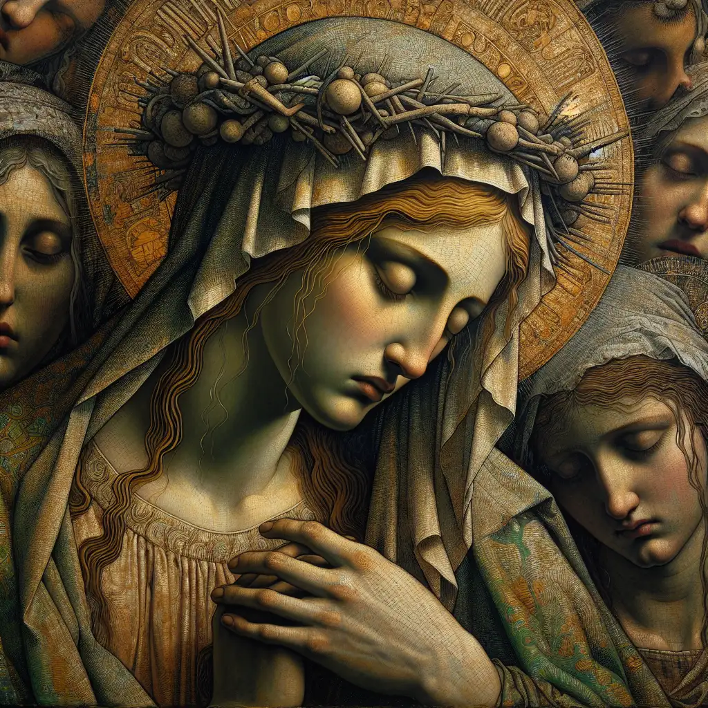 Wie is de kunstenaar van De Weemoedige Madonna?